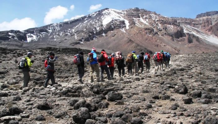 kilimanjaro climbiong Machame-route